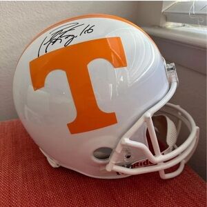 Peyton Manning Signed Helmet University Of Tennessee Volunteers JSA COA